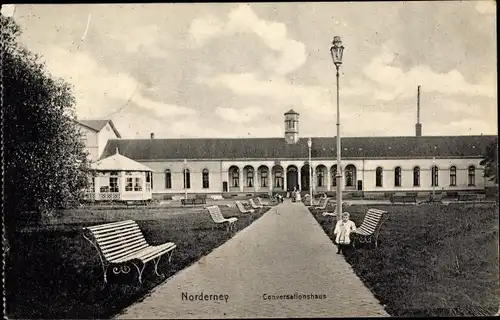 Ak Norderney in Ostfriesland, Konversationshaus