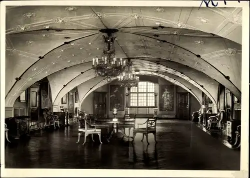 Ak Glücksburg an der Ostsee, Schloss, Roter Saal