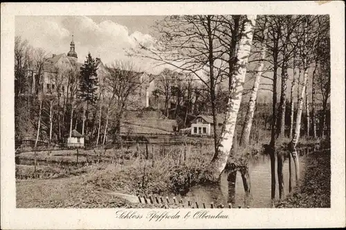 Ak Pfaffroda Olbernhau im Erzgebirge Sachsen, Schloss