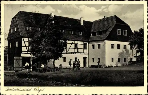 Ak Deutscheinsiedel Deutschneudorf Erzgebirge, Landheim des Chr. Vereins junger Männer