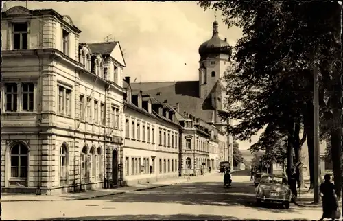 Ak Marienberg im Erzgebirge Sachsen, Markt