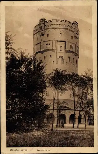 Ak Wilhelmshaven in Niedersachsen, Wasserturm