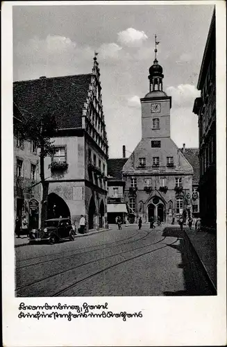 Ak Brandenburg an der Havel, Rathaus, Kurfürstenhaus