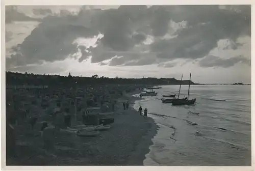 Foto Ostseebad Ahlbeck Heringsdorf auf Usedom, Strand, Abendstimmung