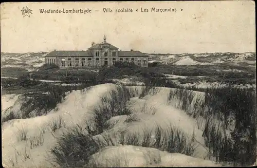 Ak Westende Westflandern, Villa scolaire Les Marcunvins