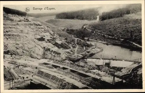 Ak Eupen Wallonien Lüttich, Barrage