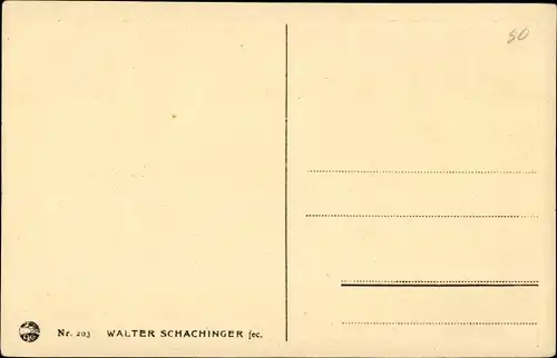 Künstler Ak Schachinger, Walter, Jungenportrait