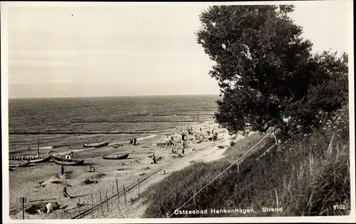 Ak Ustronie Morskie Henkenhagen Pommern, Strand