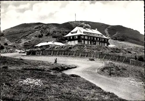 Ak Vosges, Le Grand Ballon, Point eulminant des Vosges, Gasthaus