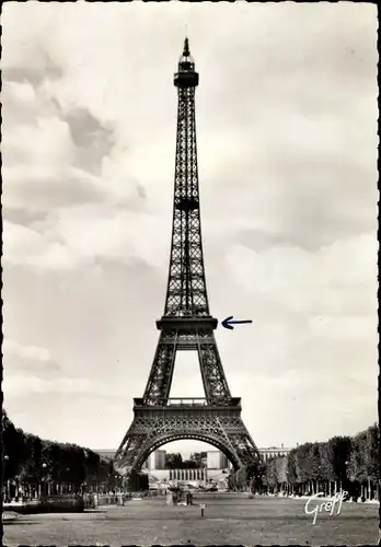 Ak Paris VII, Eiffelturm