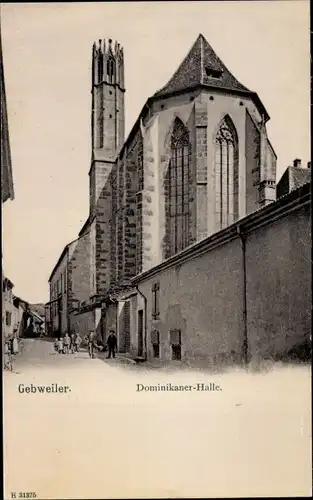 Ak Guebwiller Gebweiler Elsass Haut Rhin, Dominikaner Halle