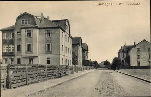 Ak Dresden Laubegast, Wettinerstraße