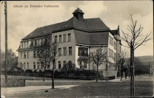 Ak Dresden Tolkewitz,, Schule