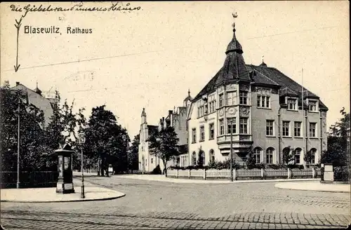 Ak Dresden Ost Blasewitz, Rathaus