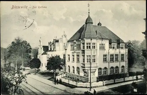 Ak Dresden Ost Blasewitz, Rathaus