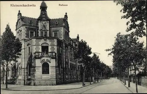 Ak Dresden Kleinzschachwitz, Rathaus