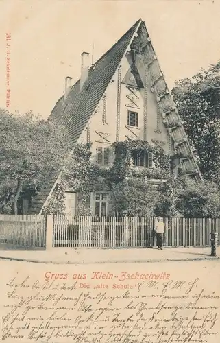 Ak Dresden Kleinzschachwitz, Die alte Schule