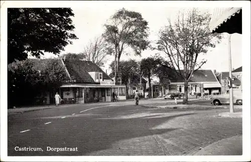 Ak Castricum Nordholland Niederlande, Dorpsstraat