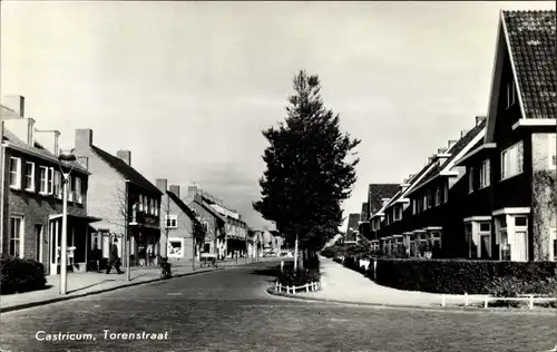 Ak Castricum Nordholland, Torenstraat