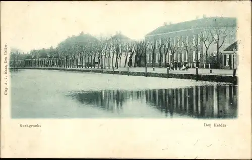 Ak Den Helder Nordholland, Kerkgracht