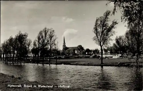 Ak Broek in Waterland Nordholland Niederlande, Havenrak