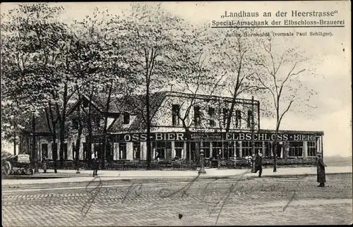 Ak Hamburg, Landhaus an der Heerstraße, Elbschloss Bier