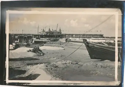 Foto Ostseebad Ahlbeck Heringsdorf auf Usedom, Strandpartie, Ruderboote