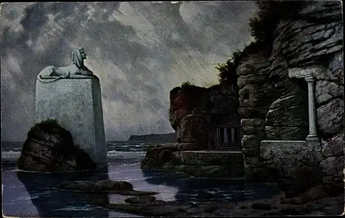 Künstler Ak Rüdisühli, Hermann, Aus alter Zeit, Sphinx, Novitas 25 836