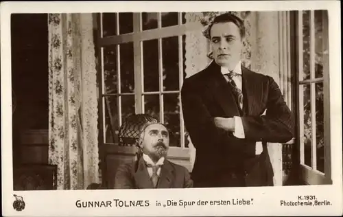 Ak Schauspieler Gunnar Tolnaes, Filmszene Die Spur der ersten Liebe, PH 1931
