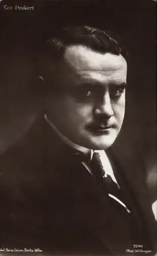 Ak Schauspieler Leo Peukert, Portrait