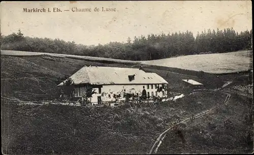 Ak Sainte Marie aux Mines Markirch Elsass Haut Rhin, Chaume de Lusse