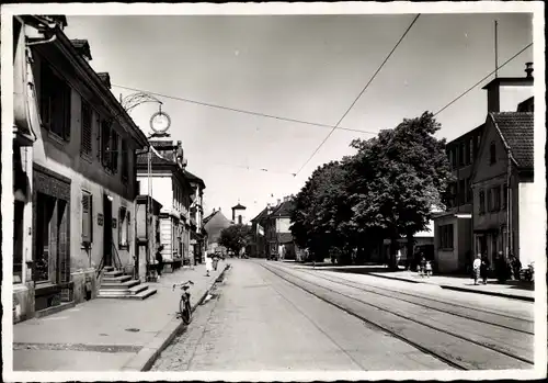 Ak Saint Louis Sankt Ludwig Elsass Haut Rhin, Rue de Mulhouse