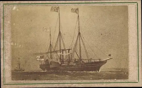 Carte de Visite Kaiserliche Yacht, Kriegsmarine