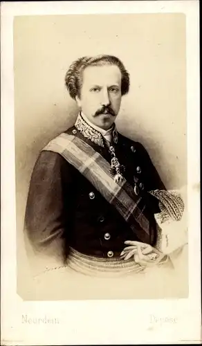 Carte de Visite Francisco de Asis, König Franz von Spanien