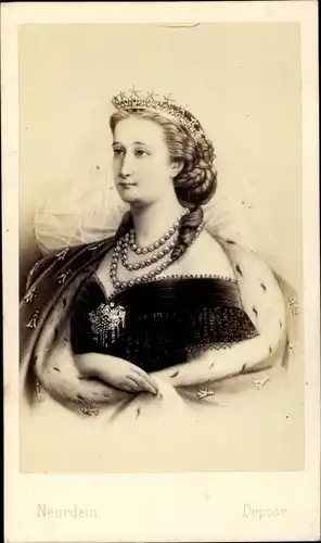 Carte de Visite Kaiserin Auguste Viktoria von Preußen