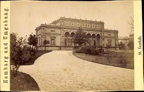 CdV Hamburg um 1880/1890, Die Kunsthalle