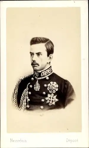 Carte de Visite König Humbert I. von Italien, Umberto