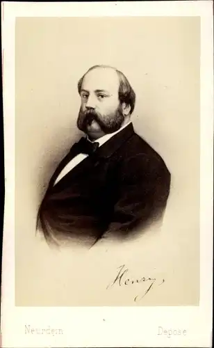 Carte de Visite Herzog Henry von Chambord