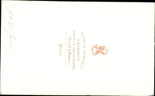 Carte de Visite Französischer Außenminister Jules Favre, 1870 - 1871