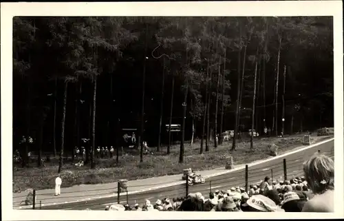 Foto Frohburg in Sachsen, Frohburger Dreieck Rennen, Blick von der Tribüne, Motorrad