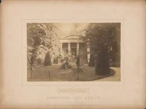 Foto Wilh. Hermes Berlin, Berlin Charlottenburg, Mausoleum im Schlosspark