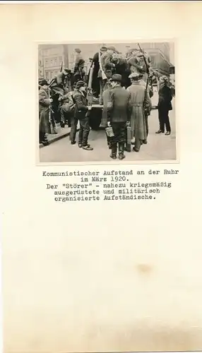 Ak Ruhraufstand 1920, Arbeiter, Störer, Aufständische, Gewehre