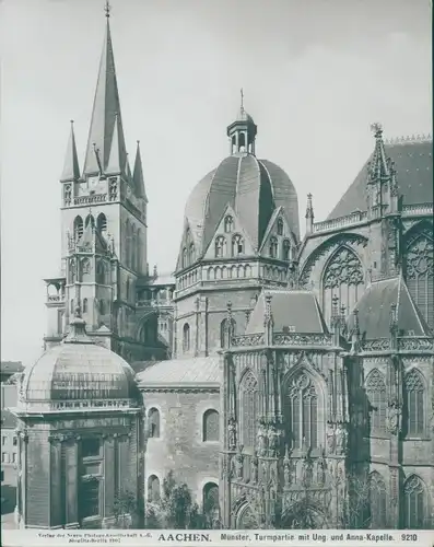 Foto Aachen in Nordrhein Westfalen, Münster, Turm, Ungarische und Annakapelle