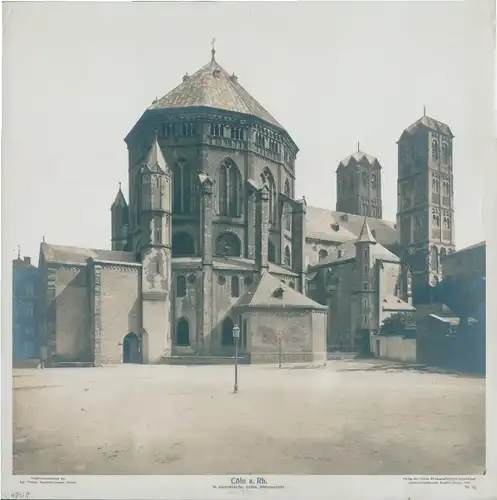 Foto Köln am Rhein, um 1880, St. Gereonkirche