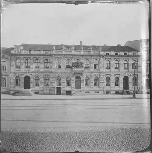 Foto Potsdam, 1912, Albrecht Meydenbauer, Charlottenstraße 4-6, Nordfassade, Photogrammetrie