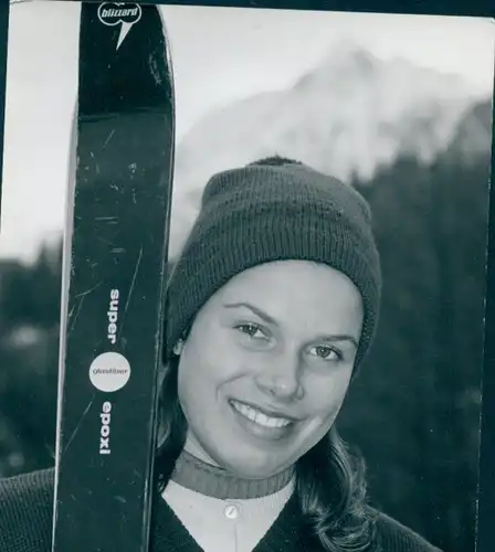 Foto Wintersport, Skirennläuferin Jutta Knobloch