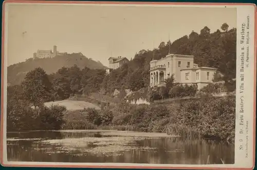 Foto Lutherstadt Eisenach in Thüringen, Fritz Reuters Villa, Kuranstalt Hainstein, Wartburg