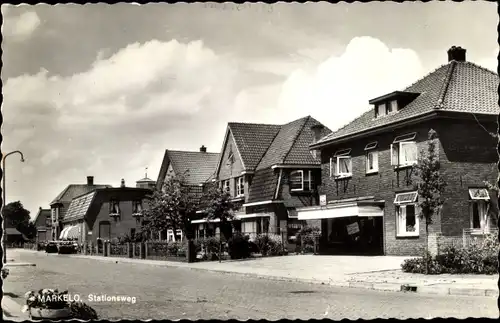 Ak Markelo Overijssel, Stationsweg