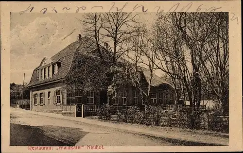 Ak Neuhof Hildesheim in Niedersachsen, Restaurant Waldkater und Klingenberg