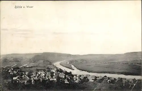 Ak Rühle Bodenwerder an der Weser, Panorama